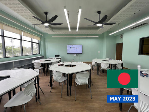 پروژه فنر سقف مدرسه بین المللی