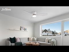 پنکه سقفی پلاستیکی مدرن 48 اینچی با چراغ، کنترل هوشمند APP برای اتاق خواب