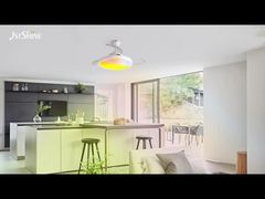 42 اینچ فنر سقف مدرن قابل تاشو با نور برای خانه هوشمند