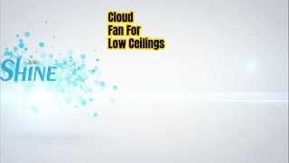 چراغ فن ابری برای سقف های پایین