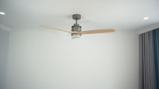 پنکه سقفی خاکستری مدرن 52 اینچ موتور DC
