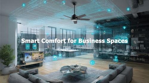 آخرین اخبار شرکت در مورد چگونه پنکه‌های سقفی هوشمند در حال متحول کردن فضاهای خانگی و تجاری هستند