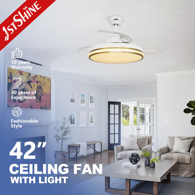 خرید پنکه سقفی LED با نور و پره‌های جمع‌شونده برای خانه، هتل و دفتر کار، 110-240 ولت/50 هرتز-60 هرتز تولید آنلاین