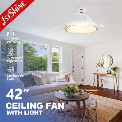 خرید پنکه سقفی LED 110-240 ولت/50 هرتز-60 هرتز با پره‌های جمع‌شونده 10 اینچی و طراحی کم‌جا تولید آنلاین