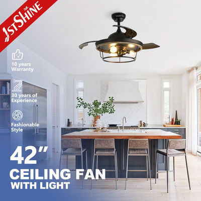 خرید چراغ LED و فن سقف کنترل از راه دور با طراحی صرفه جویی در انرژی لامپ فلزی تولید آنلاین