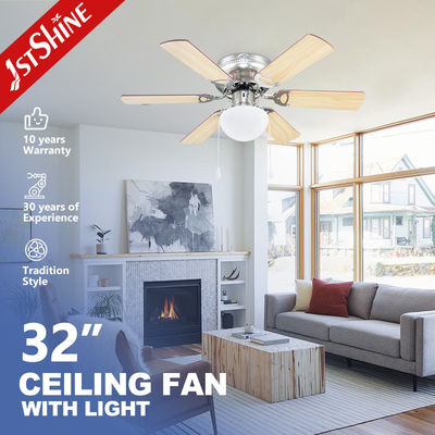 خرید 1stshine 32 Inch Ceiling Fan Light با 6 تیغه MDF و کنترل از راه دور 10 سال موتور تولید آنلاین