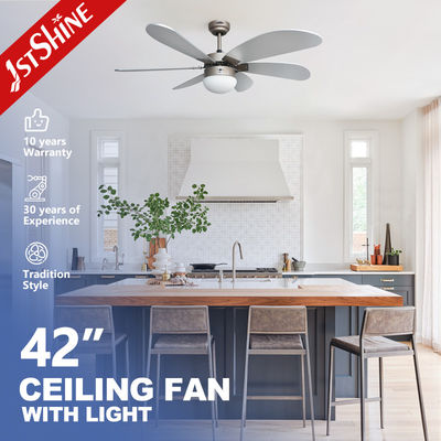 خرید پنکه سقفی LED مدرن 42 اینچی با ریموت کنترل و 6 پره MDF دکوراتیو تولید آنلاین