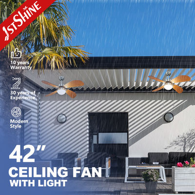 خرید AC/DC مس خالص موتور LED فن های سقف بیرونی با کنترل از راه دور و رتبه بندی IP44 تولید آنلاین