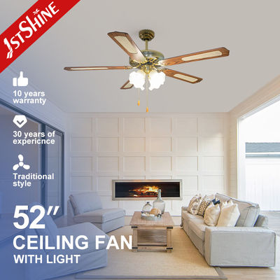 خرید 1stshine چراغ فن سقف برای 52 اینچ کلاسیک چند رنگ و ولتاژ 220V / 50Hz تولید آنلاین