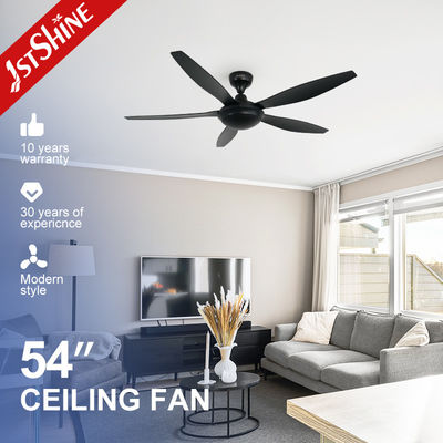 خرید 54 اینچ 1stshine فن سقف پلاستیکی سیاه با کنترل از راه دور و فن خنک کننده هوا تولید آنلاین