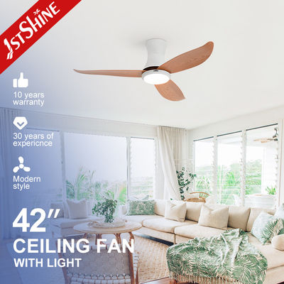 خرید 6 Speed Remote Control Flush Mount LED Ceiling Fan With Light Quiet DC Motor تولید آنلاین