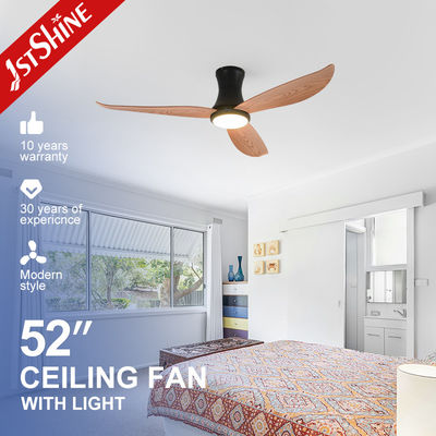خرید DC Motor LED Ceiling Fan with Remote Control and Low Profile Design 3 ABS Plastic Blades تولید آنلاین