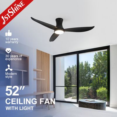 خرید Home Office 52 Inches Flush Mount LED Ceiling Fan with ABS Blades and 3 Color Lighting تولید آنلاین