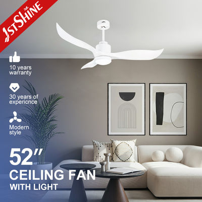 خرید 52 اینچ مصرف ABS 3 تیغه موتور DC فانتزی فن سقف نور برای خانه هتل و دفتر تولید آنلاین