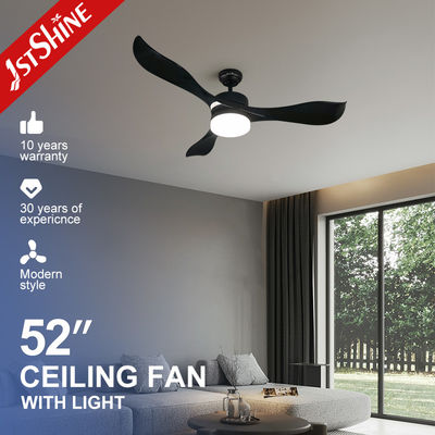 خرید 33.3W 52inch 5 سرعت کنترل از راه دور فنر سقف LED پلاستیکی با نور تولید آنلاین