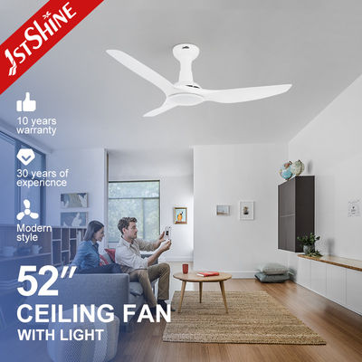 خرید پنکه سقفی با تیغه ABS 52 اینچی با موتور DC، چراغ LED و عملکرد صرفه جویی در انرژی تولید آنلاین