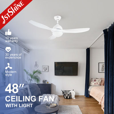 خرید گواهینامه CCC 1stshine سفید 220 ولت موتور DC 6 سرعت کنترل از راه دور لود فن سقف برای خانه دفتر تولید آنلاین