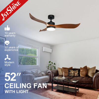 خرید خانه تزئینی روشنایی LED 1stshine فن سقف LED با تیغه های پلاستیکی 10 و 3 ABS تولید آنلاین