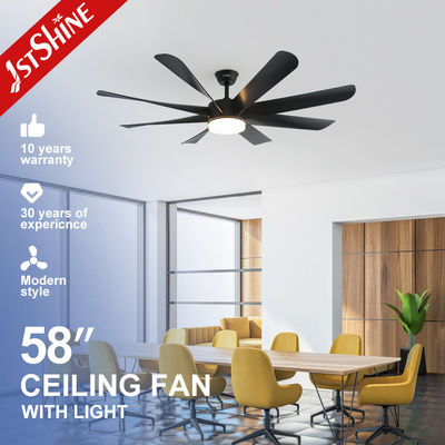 خرید چراغ اتاق نشیمن 110-240V / 50Hz / 60Hz فن سقف با لوستر و کنترل از راه دور تولید آنلاین
