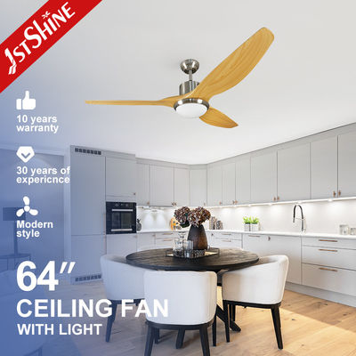 خرید طراحی مدرن فن سقفی 1stshine با پره‌های پلاستیکی ABS و نور کنترل از راه دور تولید آنلاین