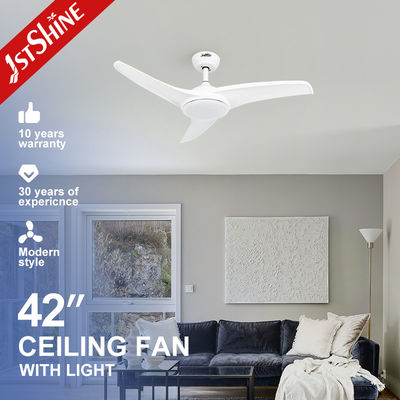خرید چراغ پنکه سقفی LED فانتزی کوچک 42 اینچی به رنگ سفید از 1stshine با 2- تولید آنلاین
