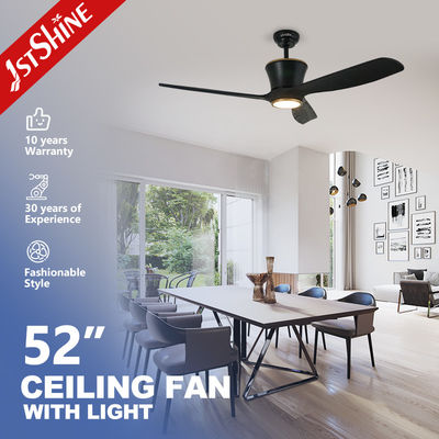 خرید 6 سرعته هوشمند تایمینگ موتور DC بی صدا فن های سقفی 52 اینچی با 3 تیغه برگشت پذیر تولید آنلاین