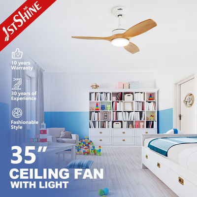 خرید پنکه سقفی با پره‌های چوبی جامد 35 اینچی با چراغ LED و موتور مسی خالص DC تولید آنلاین