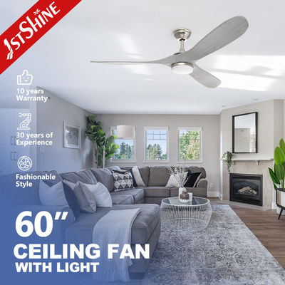 خرید پنکه سقفی LED سفارشی 1stshine با اندازه 60 اینچ، حجم هوای بالا و کلید کنترل از راه دور تولید آنلاین