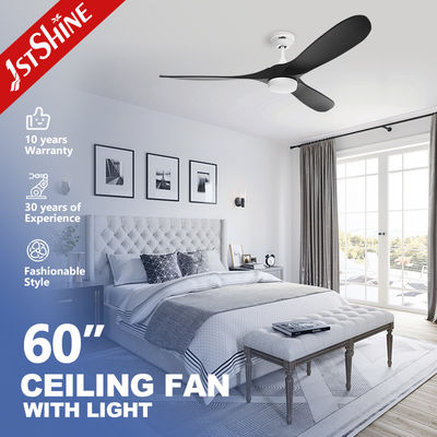 خرید فنر سقف LED با نور LED مشکی سیاه چوب جامد Blade DC Motor تولید آنلاین