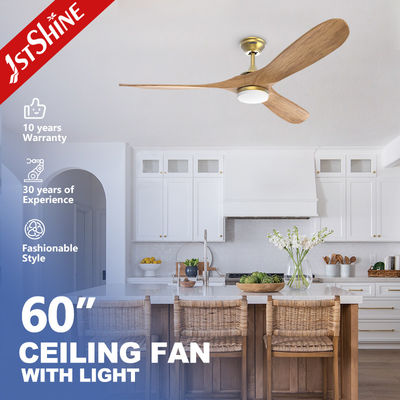خرید عرضه کننده فن سقف 220v سرعت بالا سیاه مدرن Bldc موتور چوب LED چراغ فن سقف تولید آنلاین