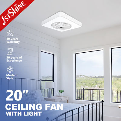 خرید 20 اینچ مینی Dimmable LED فن سقف 7 PC تیغه های سفید برای استفاده در داخل تولید آنلاین