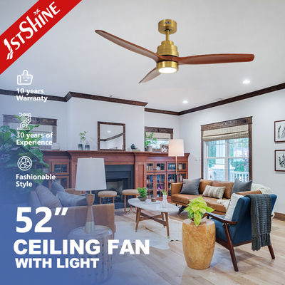 خرید 10- 1stshine LED Ceiling Fan with Gold Luxury Solid Wood and Adjustable LED Lighting تولید آنلاین