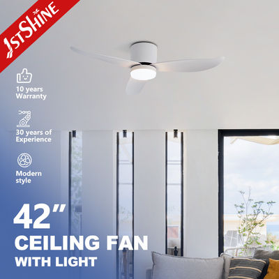 خرید طراحی فلش ماونت 2 در 1 فن سقف نور LED اختیاری برای ولتاژ 220 و تیغه ABS تولید آنلاین