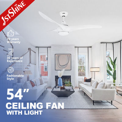 خرید صرفه جویی در انرژی 52 اینچ فانتزی سفید سقف با چراغ LED 3CLR و تیغه پلاستیکی 3 ABS تولید آنلاین