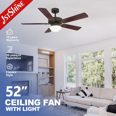 52'' فن سقف با نور 6 سرعت کنترل از راه دور صرفه جویی در انرژی