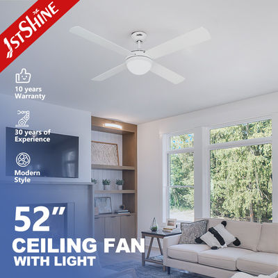 Lower Noise 23W DC Motor Modern Decorative Ceiling Fan with LED Light and Remote 10-