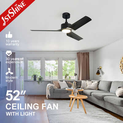 پنکه سقفی LED اتاق نشیمن 110-240 ولت/50-60 هرتز با 3 پره پلاستیکی و موتور مسی DC