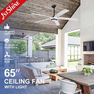 65 اینچ فن سقف LED مدرن موتور DC بزرگ حجم بالای هوا تیغه ABS