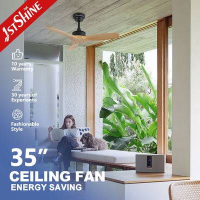 1stshine چوب طبیعی تیغه ها فن سقف کنترل از راه دور و باد بزرگ برای فضاهای بزرگ