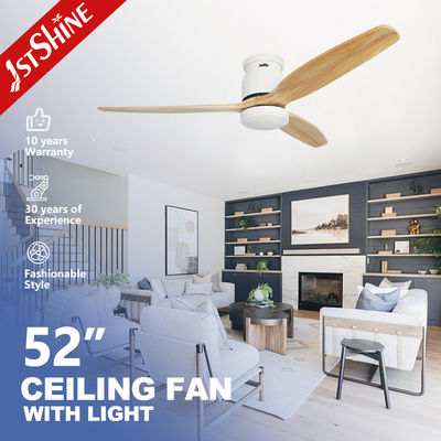 چراغ فن LED با 3 تیغه چوب جامد، آشپزخانه با موتور کاملاً DC با مشخصات کم