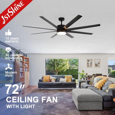 قیمت خوب فن های سقفی با موتور DC معکوس 6 سرعته با جریان هوای زیاد، چراغ و کنترل از راه دور اپلیکیشن آنلاین