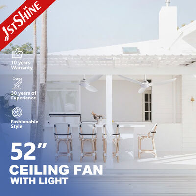 قیمت خوب 52 اینچ فانتزیون سقف مدرن با نور و کنترل هوشمند برای سقف پایین آنلاین