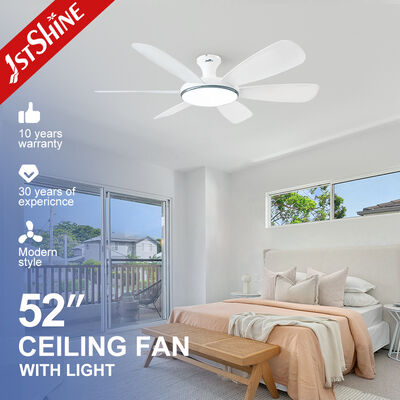 قیمت خوب پنکه سقفی 52 اینچی DC با 6 تیغه ABS و چراغ LED کنترل از راه دور آنلاین